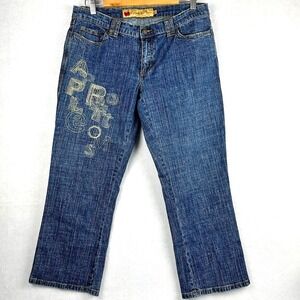 Apple Bottoms Women's Size 10‎ Cropped Denim Jeans 26" Inseam